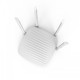 Tenda F9 600M WiFi Router displayed in a modern home setup, ensuring strong and reliable internet connectivity.